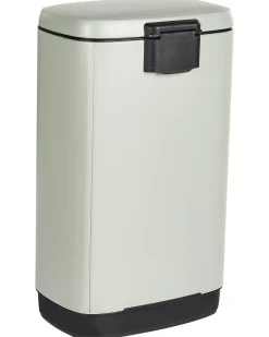 Affaldsbeholder med pedal 30 L ECOCOLLECT Metal Lysegrøn
