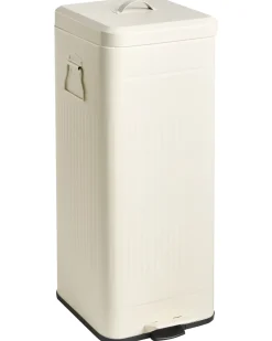 Affaldsbeholder med pedal 30 L ECOCOMFORT Metal Beige