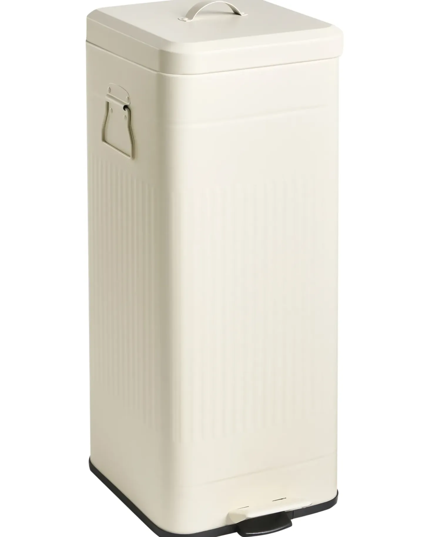 Affaldsbeholder med pedal 30 L ECOCOMFORT Metal Beige