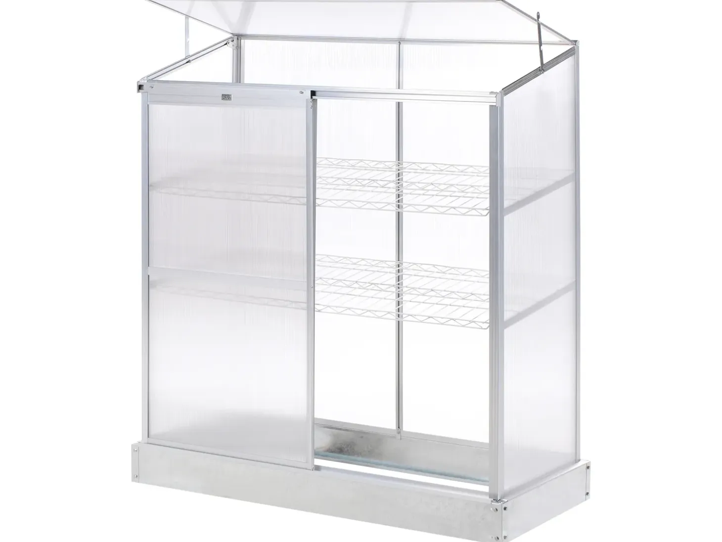 Altan-drivhus LECCE Sølv 59 cm