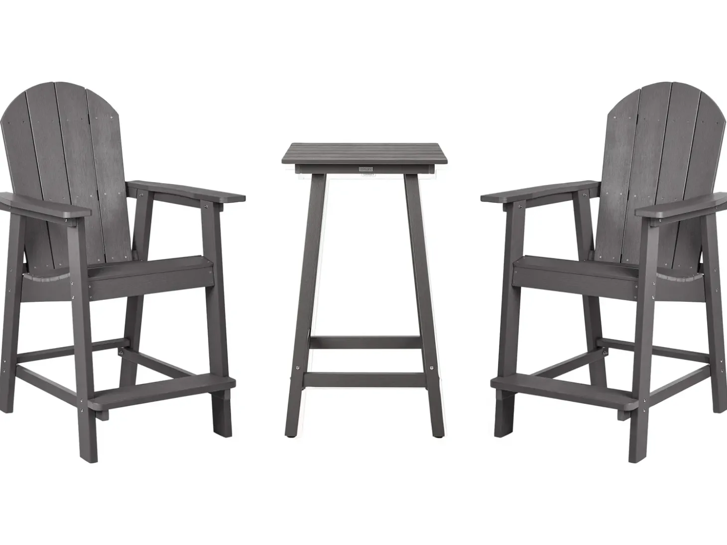Altansæt ADIRONDACK Mørkegrå