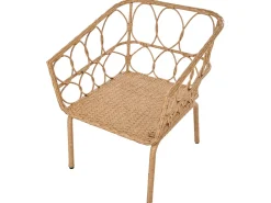 Altansæt FERLA PE-rattan Lysebrun