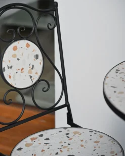 Altansæt Foldbar ARTENA Metal Sort