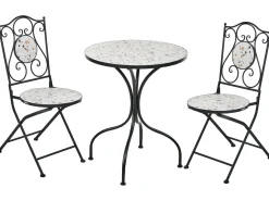 Altansæt Foldbar ARTENA Metal Sort