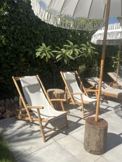 Altansæt Foldbar ATRANI/MOLISE Bambus Lysebrun