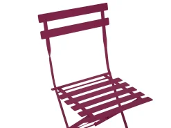 Altansæt Foldbar FIORI Metal Bordeaux