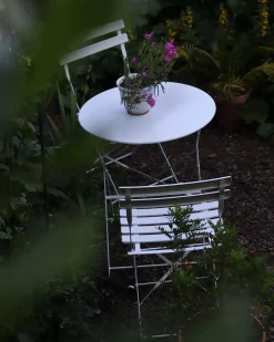 Altansæt Foldbar FIORI Metal Hvid