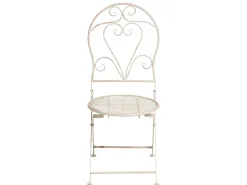 Altansæt Foldbar FOLELLI Metal Lys Beige