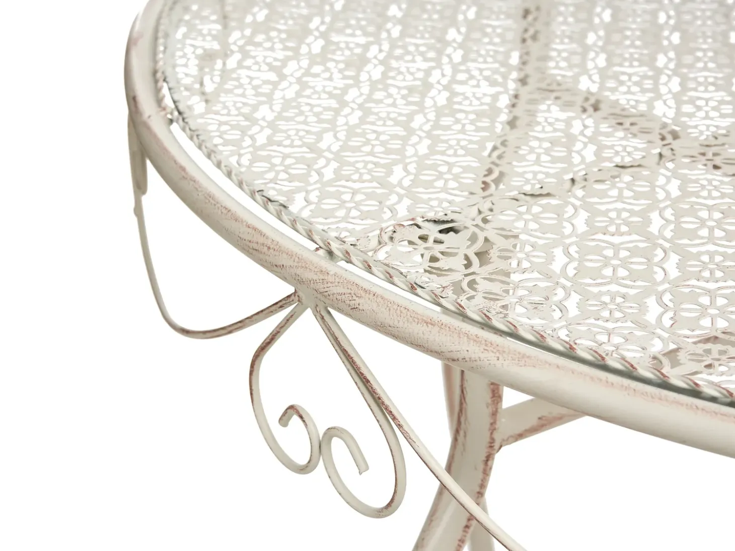 Altansæt Foldbar FOLELLI Metal Lys Beige