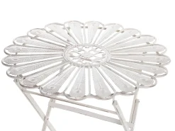 Altansæt Foldbar PAVIA Metal Cremehvid