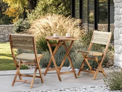 Altansæt Foldbar PROSSEDI Akacietræ Beige