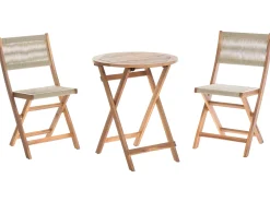 Altansæt Foldbar PROSSEDI Akacietræ Beige