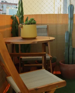 Altansæt Foldbar PROSSEDI Akacietræ Beige