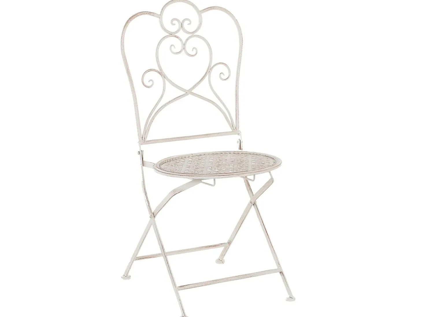 Altansæt Foldbar TRIESTE Metal Lys Beige