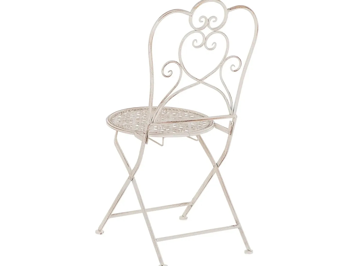 Altansæt Foldbar TRIESTE Metal Lys Beige