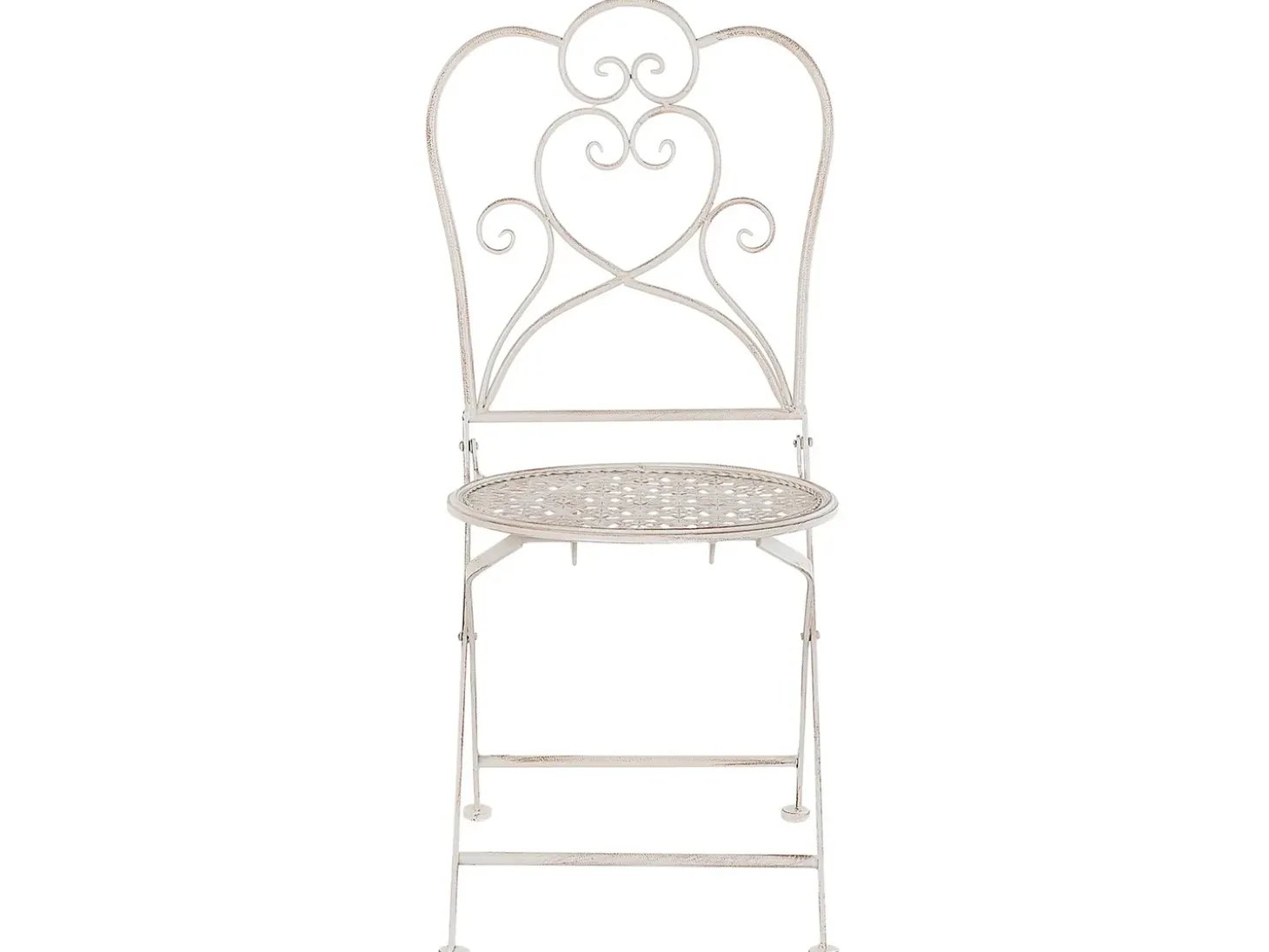 Altansæt Foldbar TRIESTE Metal Lys Beige