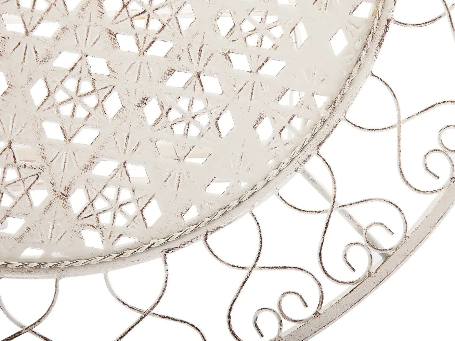 Altansæt Foldbar TRIESTE Metal Lys Beige