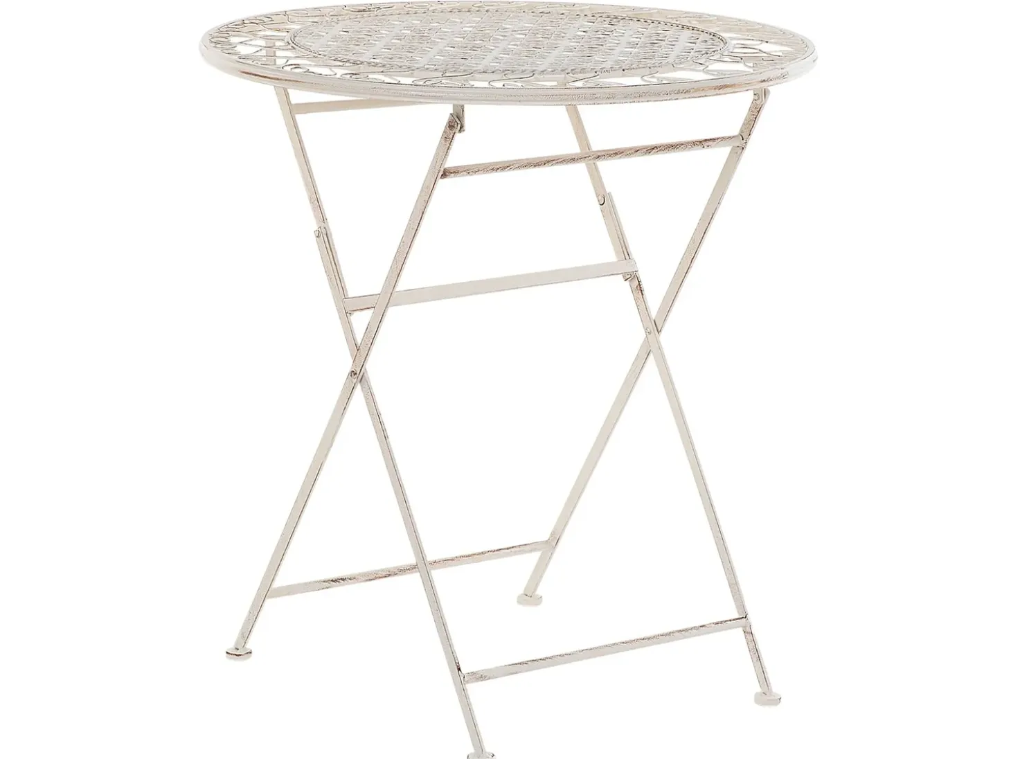Altansæt Foldbar TRIESTE Metal Lys Beige