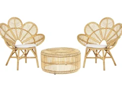 Altansæt med puder FLORENTINE / LIMNI Rattan Beige