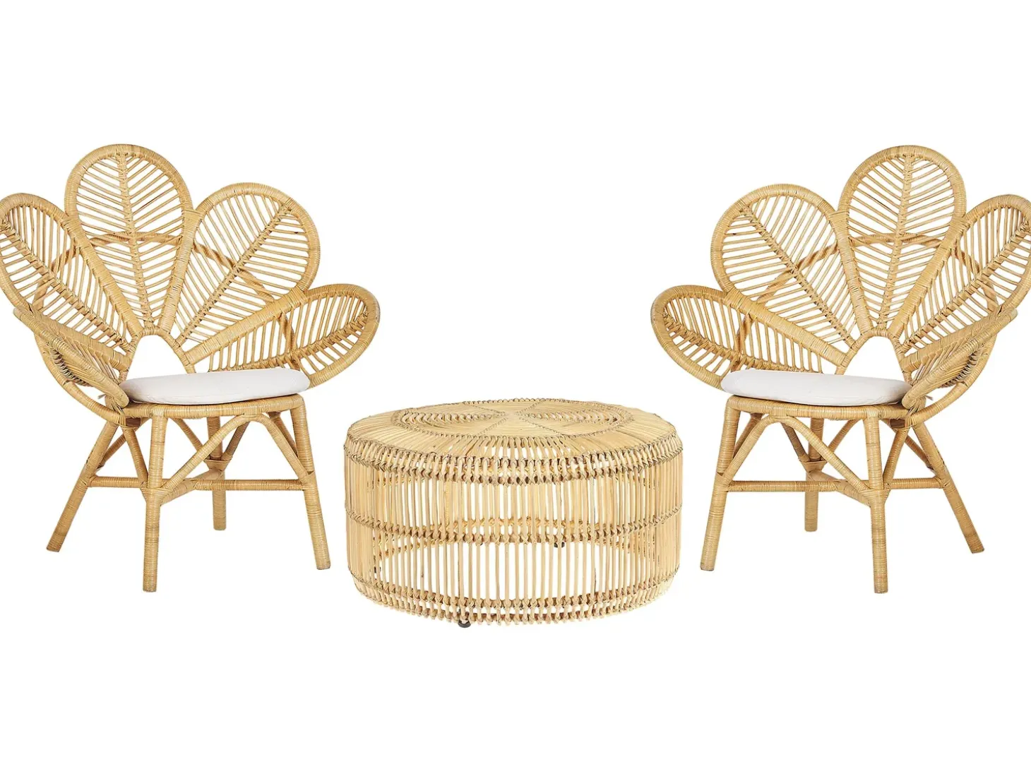 Altansæt med puder FLORENTINE / LIMNI Rattan Beige