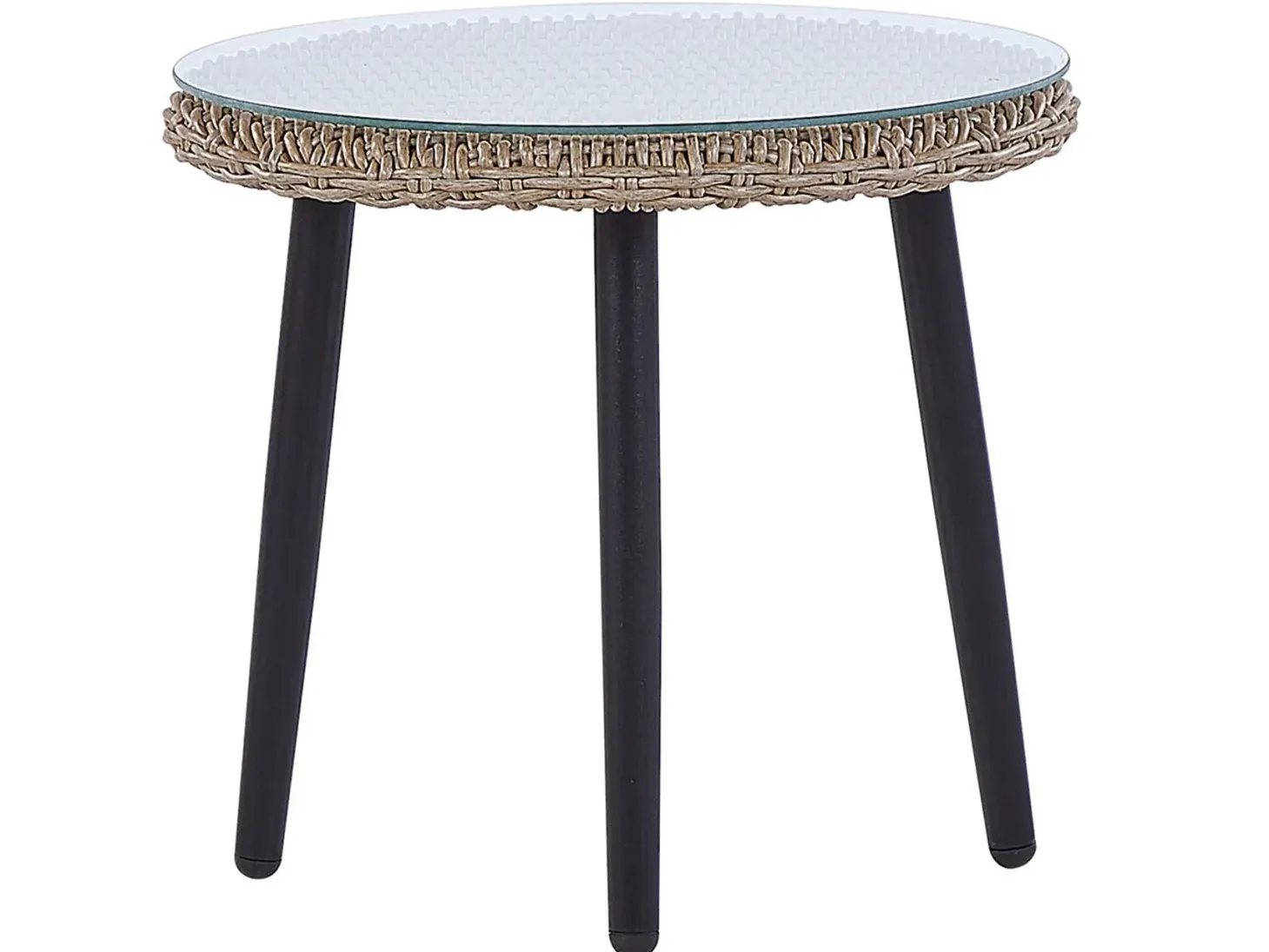 Altansæt med puder ORTIGIA PE-rattan Lys Beige Beige
