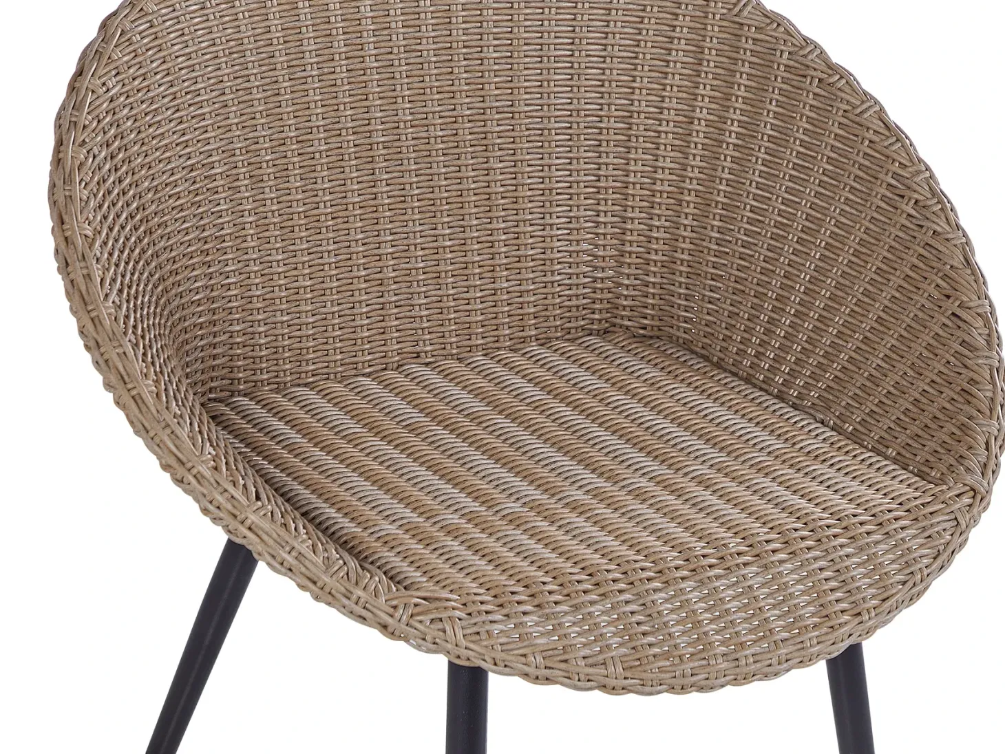 Altansæt med puder ORTIGIA PE-rattan Lys Beige Beige