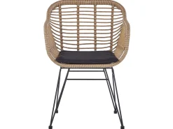Altansæt med puder TROPEA II PE-rattan Naturlig