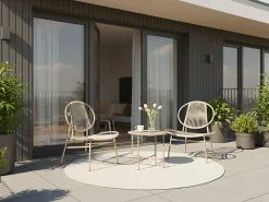 Altansæt OVARO PE-rattan Beige