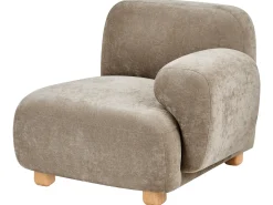 AMLI 2 personers Modulsofa Beige med fodskammel