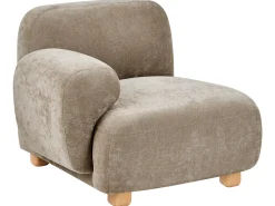 AMLI 2 personers Modulsofa Beige med fodskammel