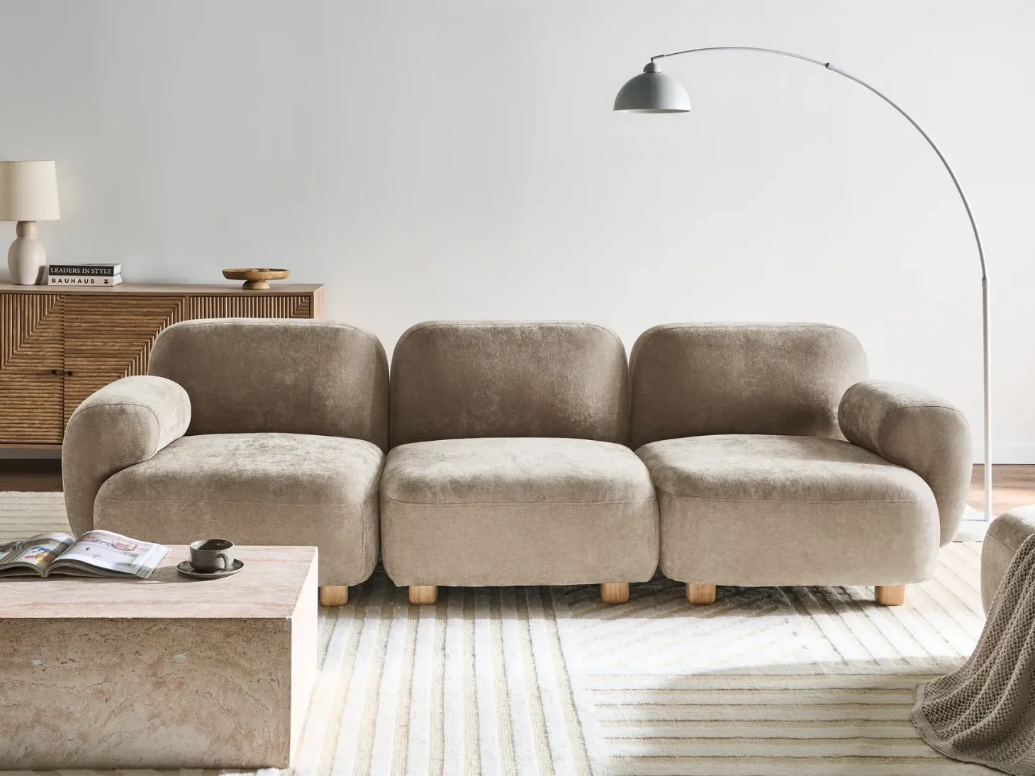 AMLI 3 personers Modulsofa Beige
