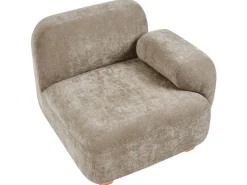 AMLI 3 personers Modulsofa Beige med fodskammel