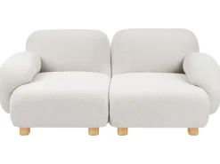 AMLI 2 personers Modulsofa Cremehvid Boucle
