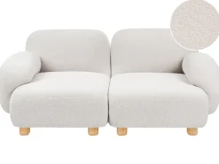 AMLI 2 personers Modulsofa Cremehvid Boucle
