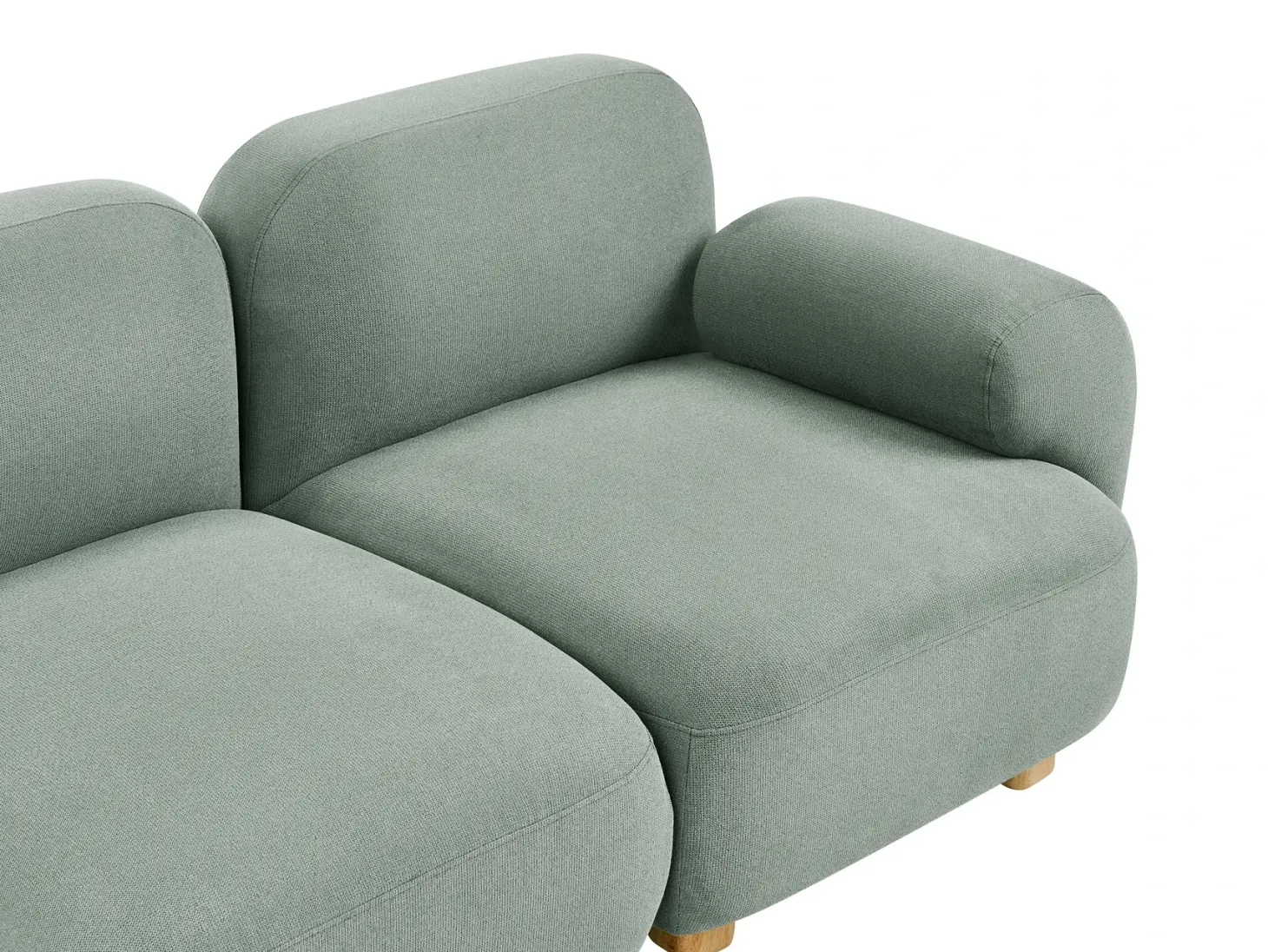 AMLI 3 personers Modulsofa Lysegrøn