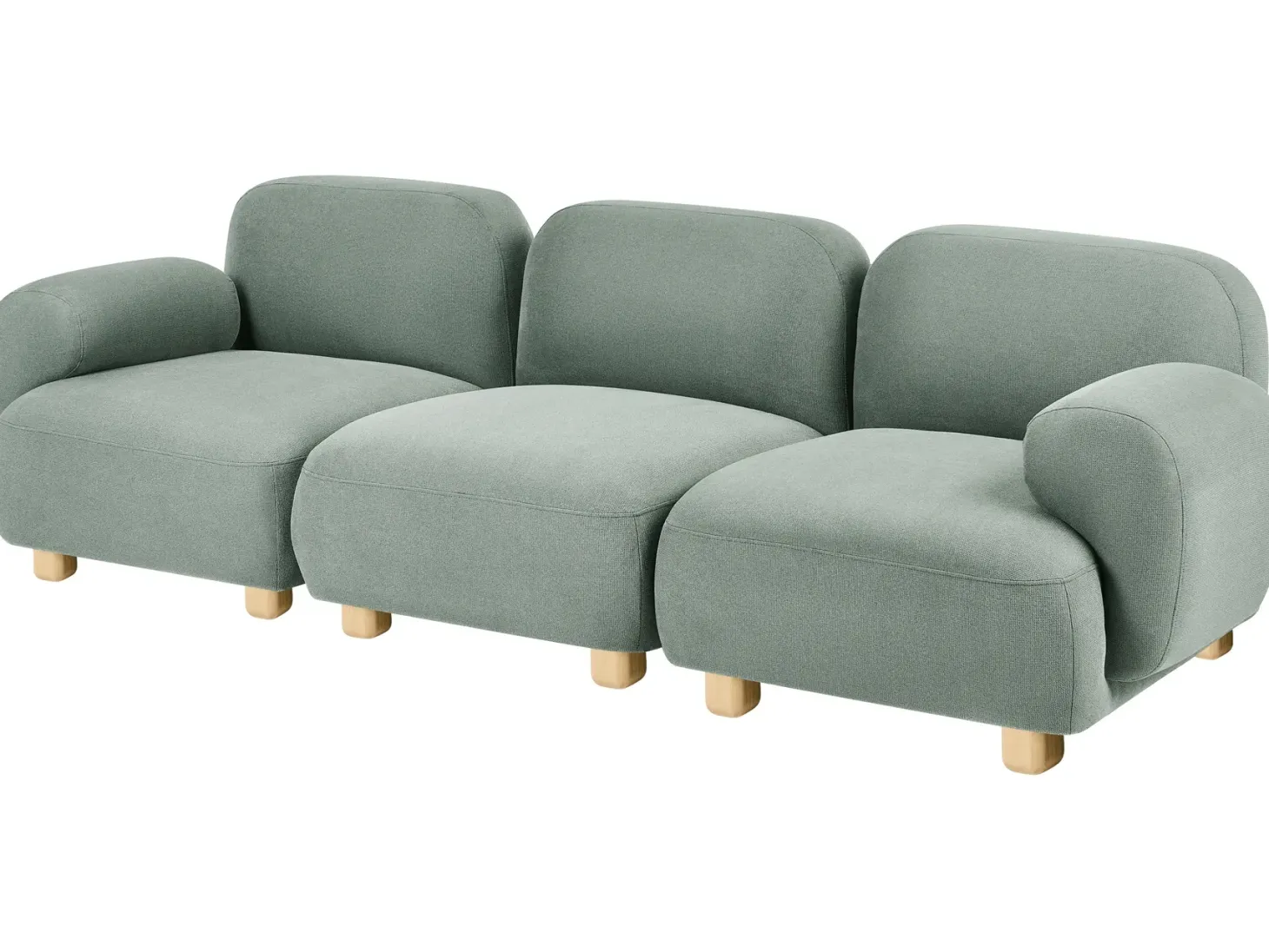 AMLI 3 personers Modulsofa Lysegrøn