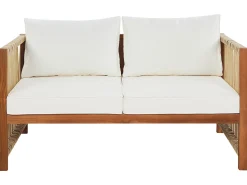 ANTRIA 4 personers Loungesæt med bord Beige Akacietræ