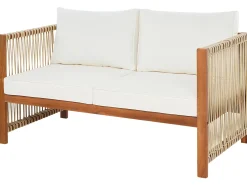 ANTRIA 4 personers Loungesæt med bord Beige Akacietræ