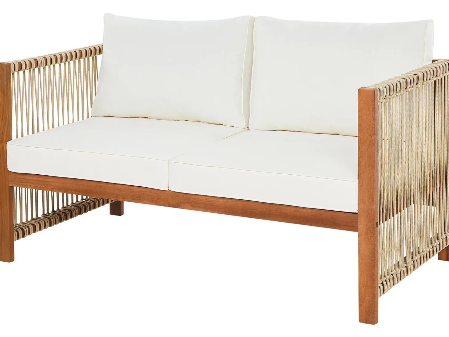 ANTRIA 4 personers Loungesæt med bord Beige Akacietræ