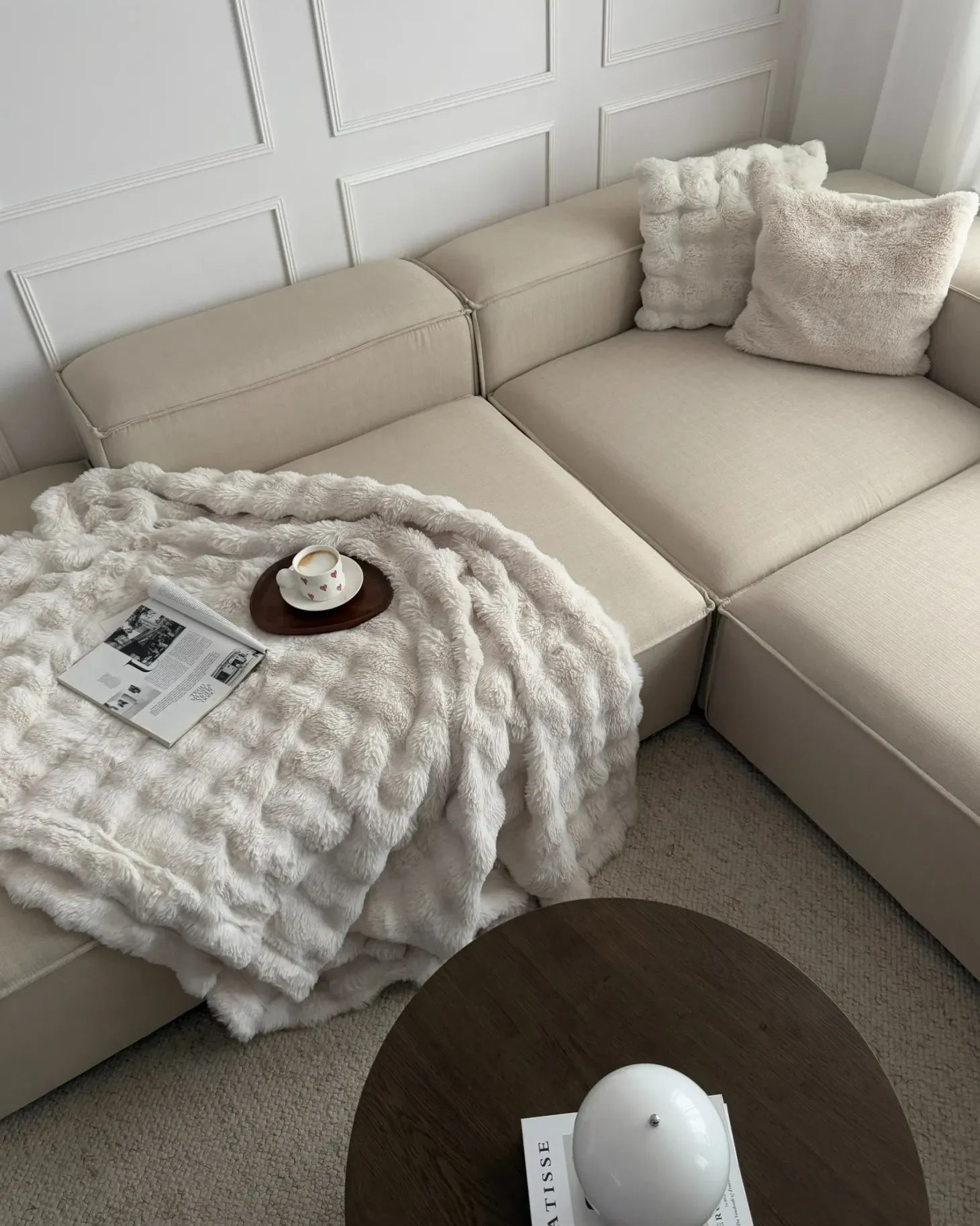 ARDAL Hjørnemodul Venstrevendt Beige