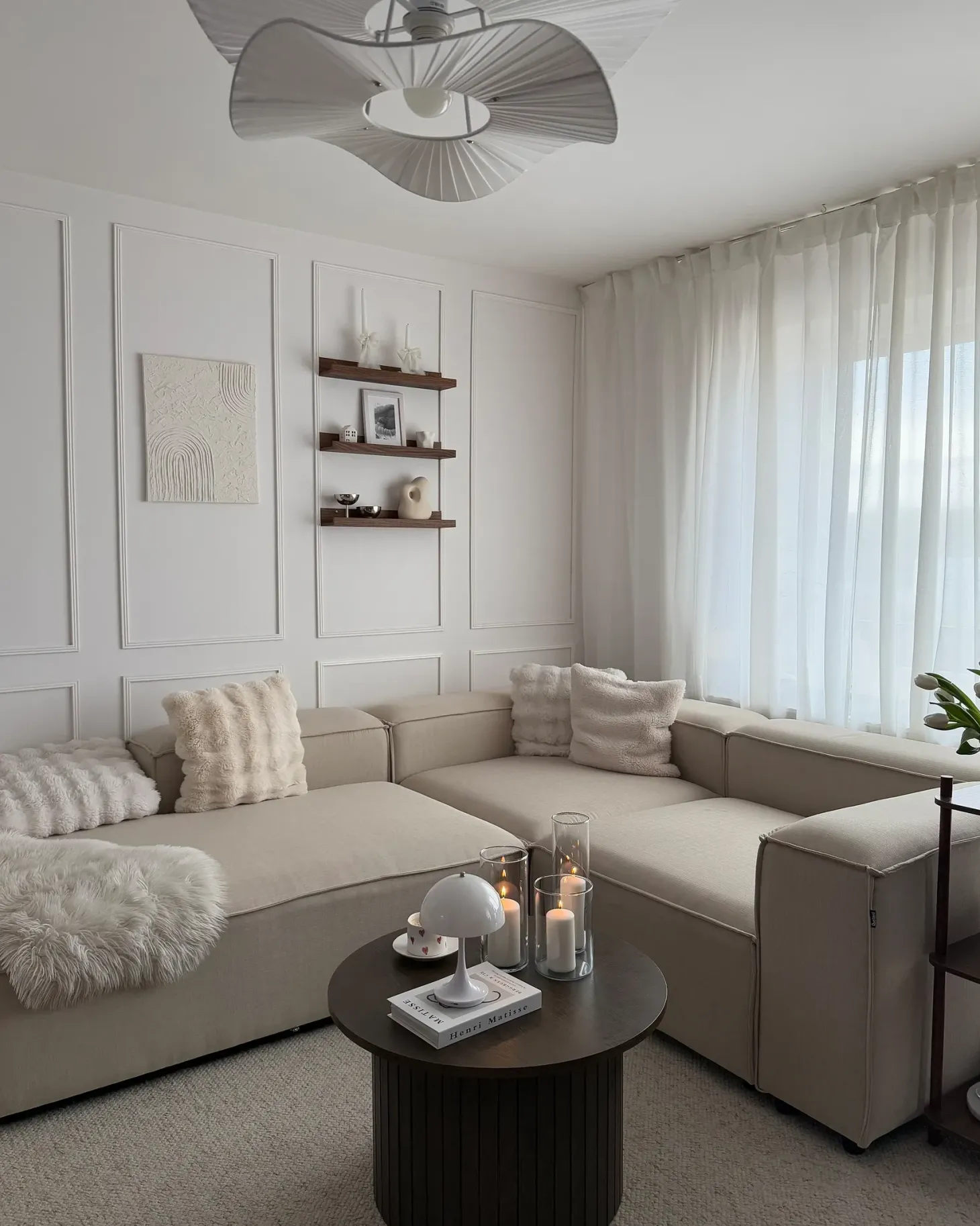 ARDAL 4 personers Hjørnesofa modul Højrevendt Beige