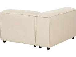 ARDAL 3 personers Hjørnesofa modul Venstrevendt Beige med fodskammel