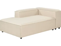 ARDAL 3 personers Hjørnesofa modul Højrevendt Beige med fodskammel