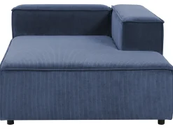 ARDAL 4 personers Hjørnesofa modul Venstrevendt Mørkeblå Fløjl