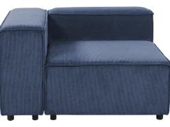 ARDAL 4 personers Hjørnesofa modul Højrevendt Mørkeblå Fløjl