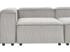 ARDAL 4 personers Hjørnesofa modul Venstrevendt Brungrå Fløjl
