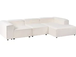 ARDAL 4 personers Hjørnesofa modul Venstrevendt Cremehvid Boucle