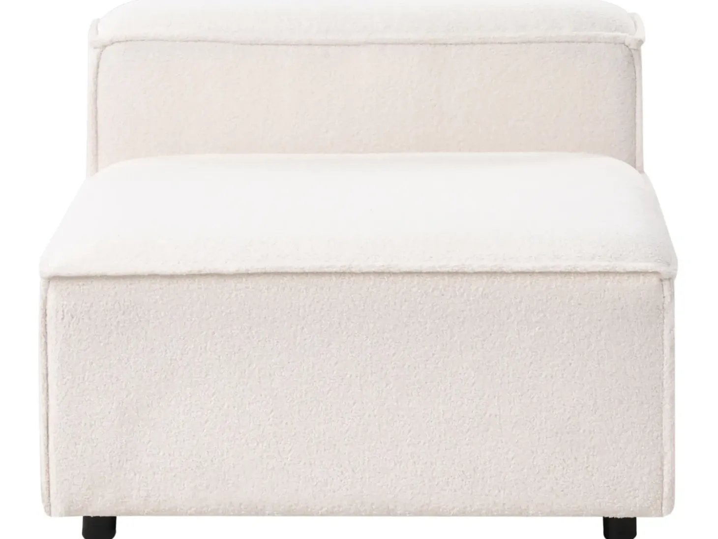 ARDAL 5 personers Hjørnesofa modul Venstrevendt Cremehvid Boucle