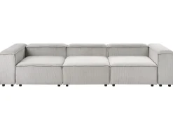ARDAL 3 personers Modulsofa Brungrå Fløjl