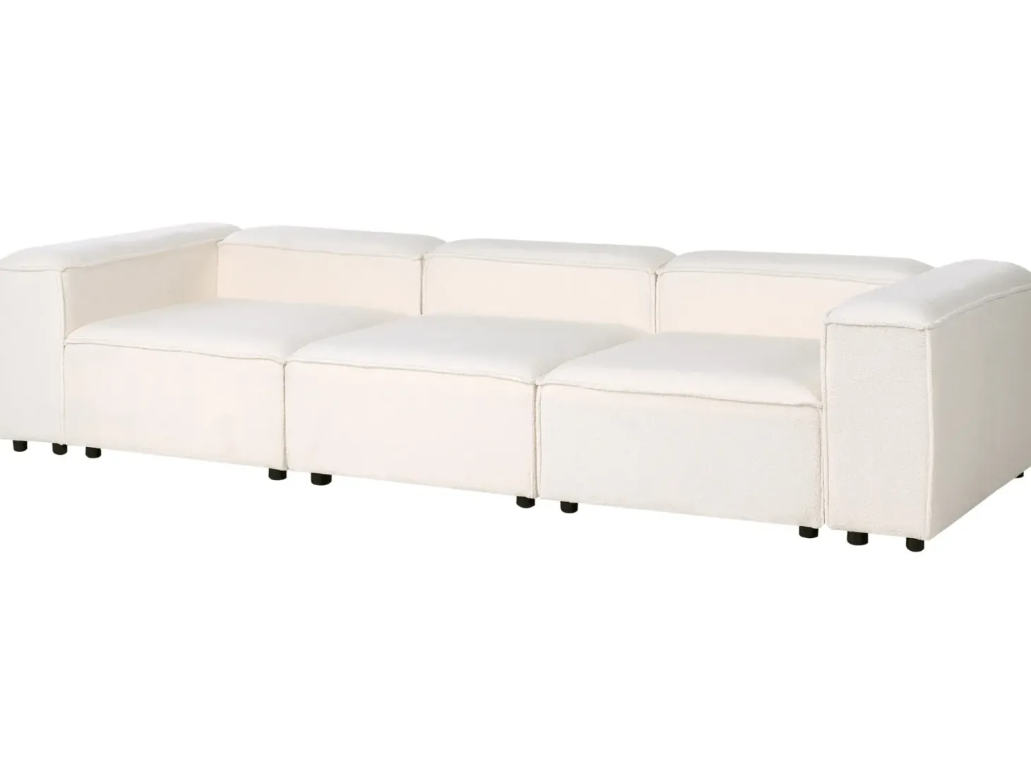 ARDAL 3 personers Modulsofa Cremehvid Boucle